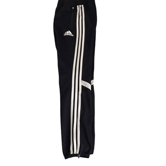 EUC Adidas Black Climalite Soccer Pants Ankle Zip - Men’s Small - Picture 3 of 11